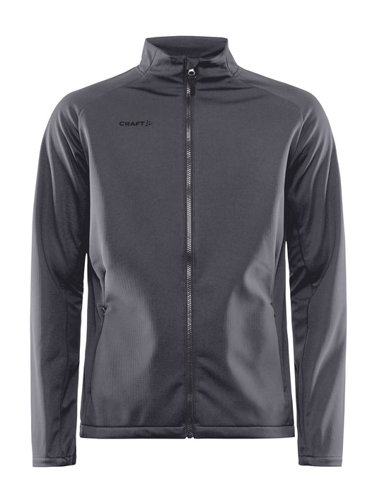 Craft CORE Explore Soft Shell Jacket Herren in Anthrazit, Vorderansicht
