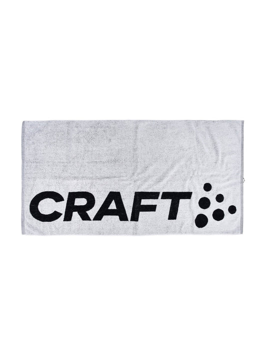Craft Ability Bath Towel in Weiss/Schwarz, Vorderansicht