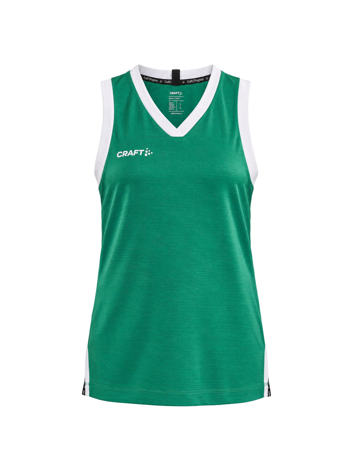 Craft Basket 2.0 Singlet Damen in Grün, Vorderansicht