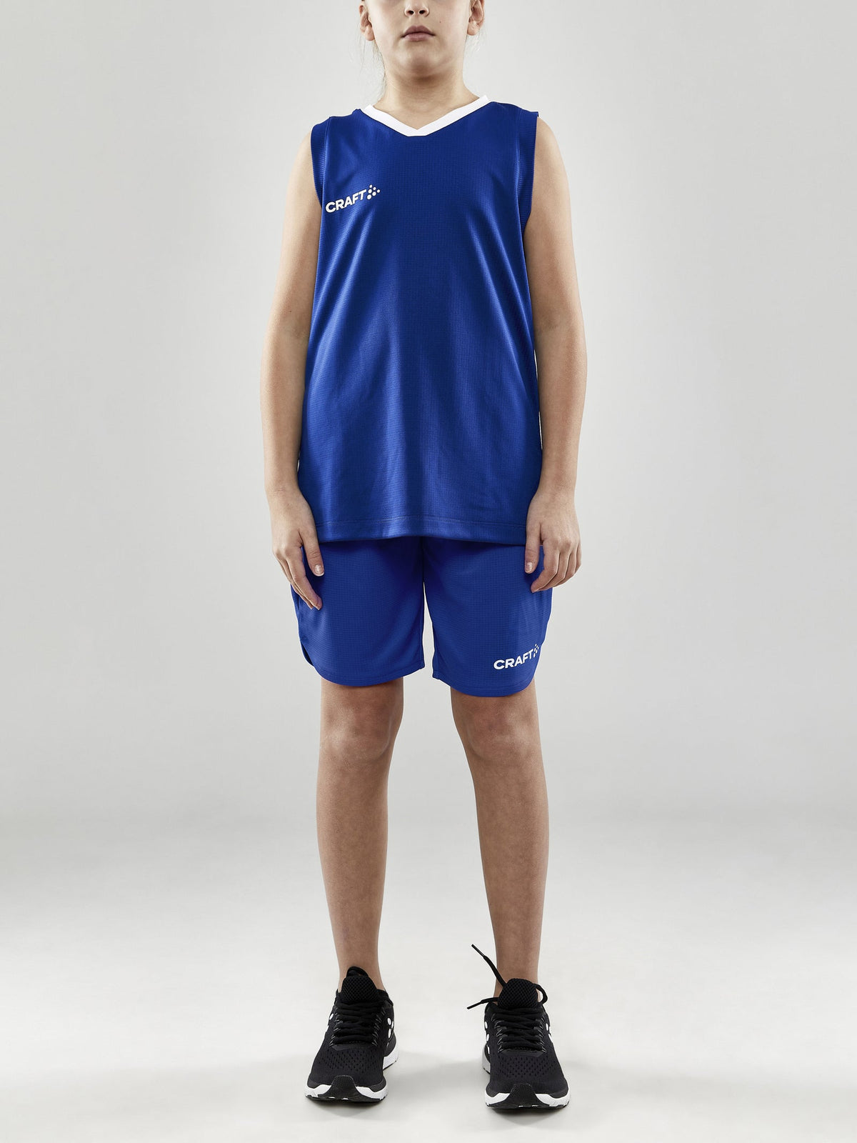 Craft Basket 2.0 Singlet Junior in Kobaltblau, Detailansicht
