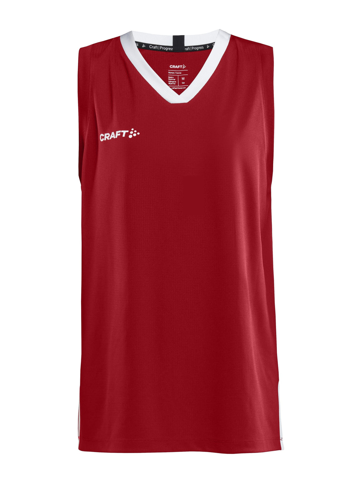 Craft Basket 2.0 Singlet Junior in Rot, Vorderansicht