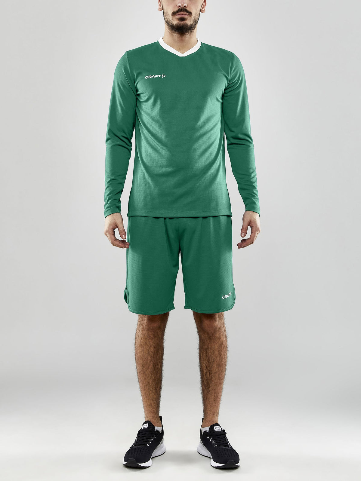 Craft Progress LS Basket Jersey Herren in Grün, Detailansicht