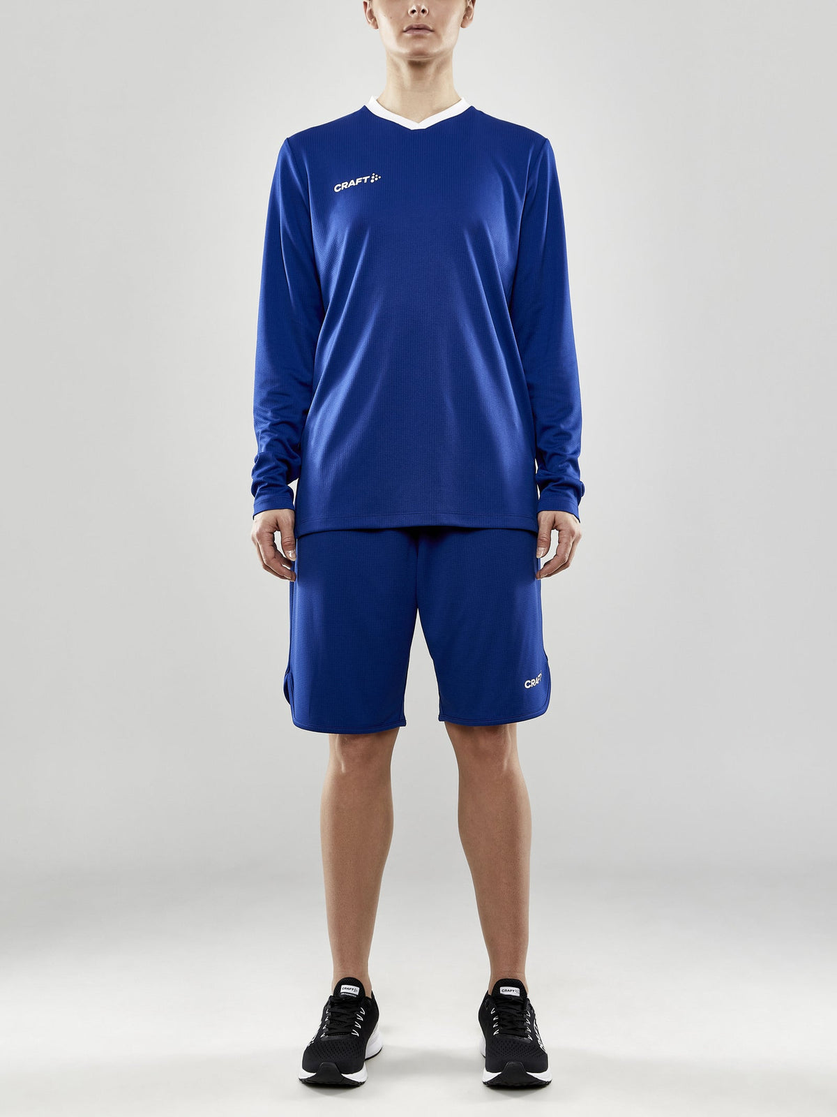 Craft Progress LS Basket Jersey Damen in Kobaltblau, Detailansicht