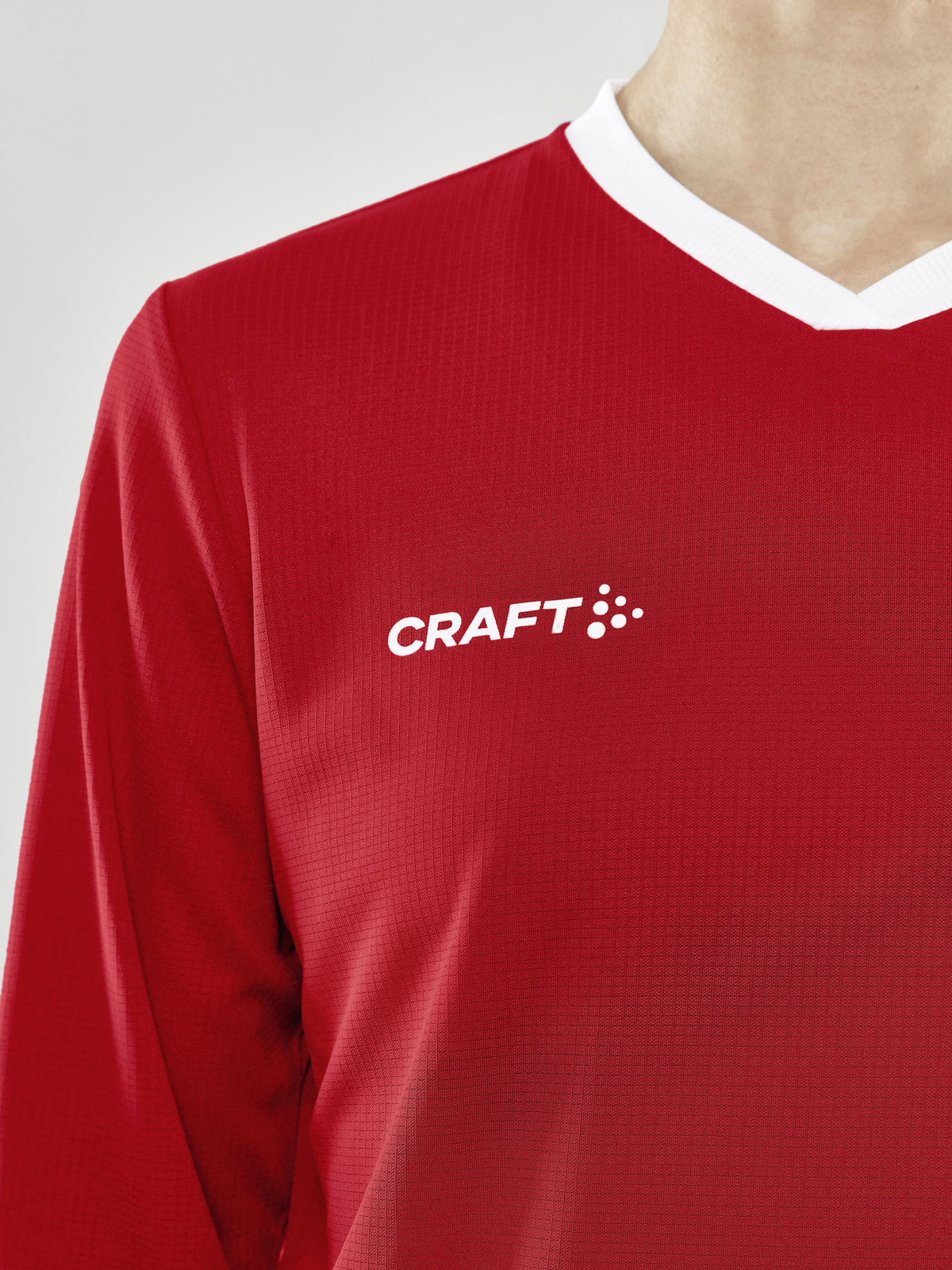 Craft Progress LS Basket Jersey Damen in Rot, Detailansicht