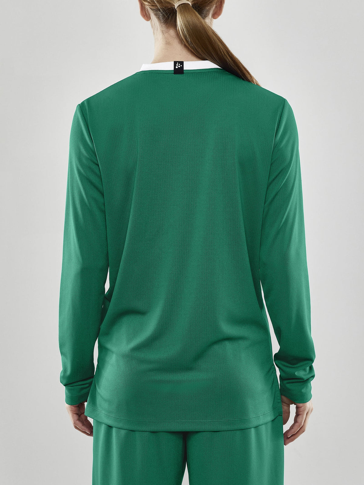 Craft Progress LS Basket Jersey Damen in Grün, Detailansicht