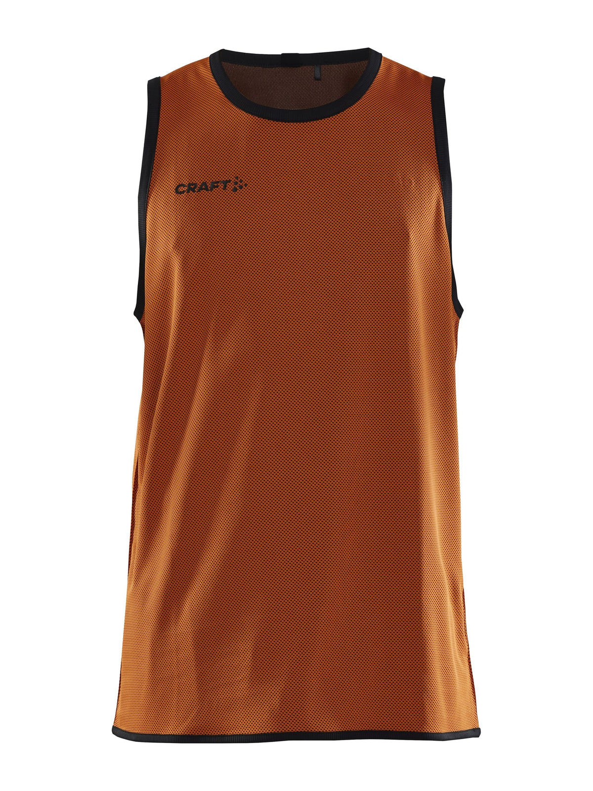Craft Progress Reversible Basket Singlet Herren in Orange/Schwarz, Vorderansicht