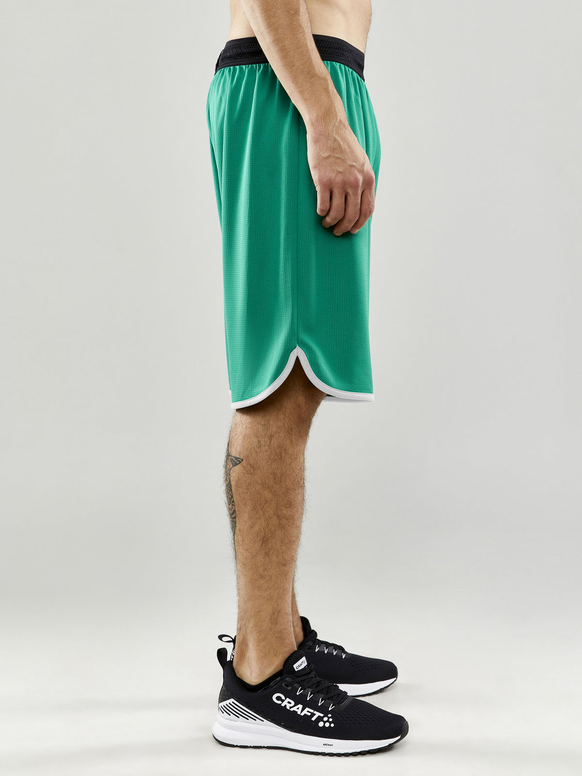 Craft Progress Basket Shorts Herren in Grün, Detailansicht