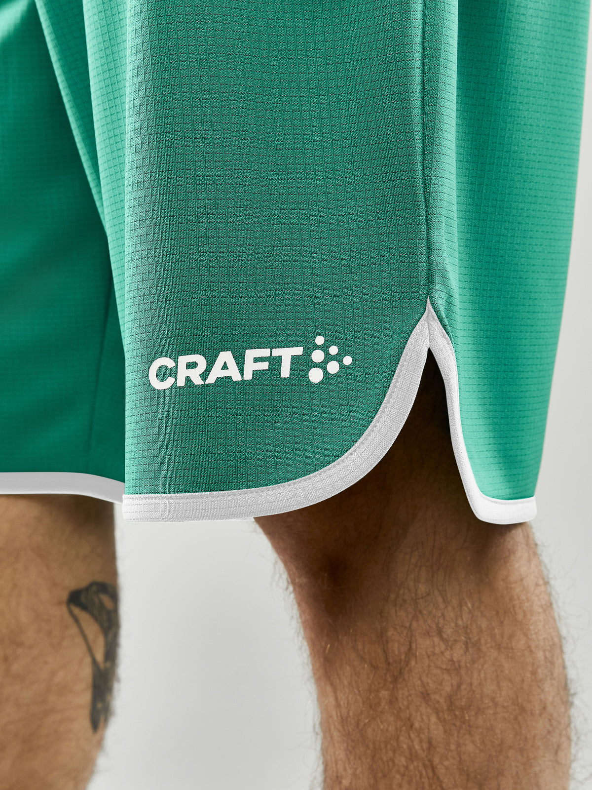Craft Progress Basket Shorts Herren in Grün, Detailansicht