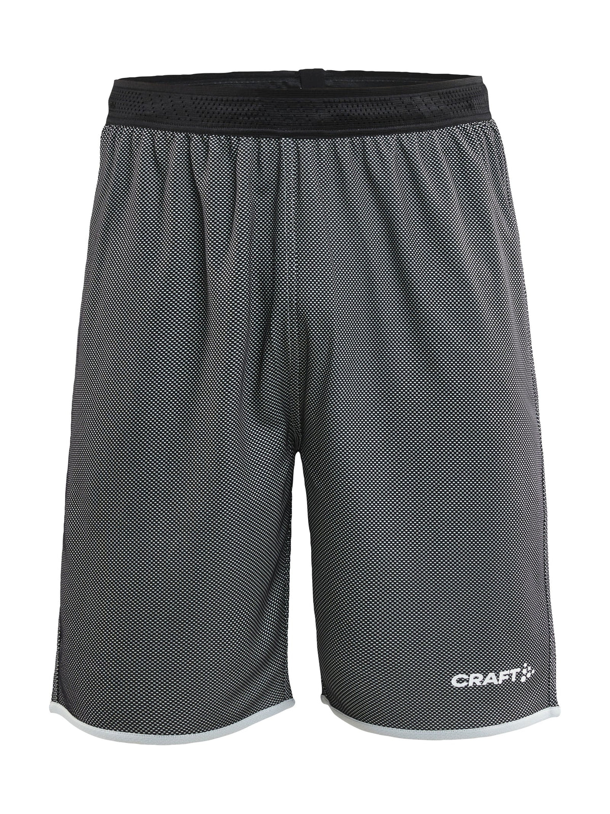 Craft Progress Reversible Basket Shorts Herren in Schwarz/Weiss, Vorderansicht
