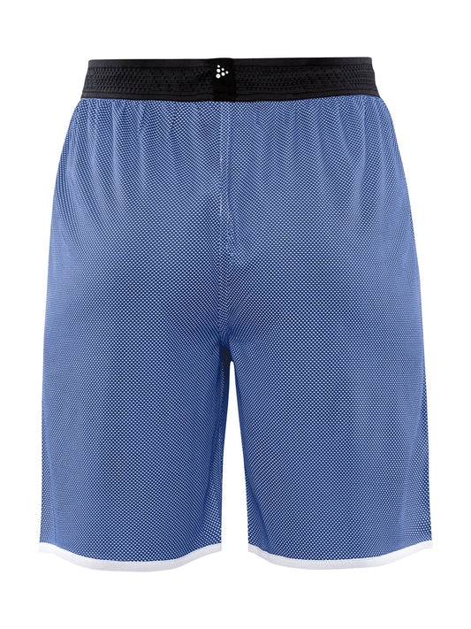 Craft Progress Reversible Basket Shorts Damen in Kobaltblau/Weiss, Rückansicht