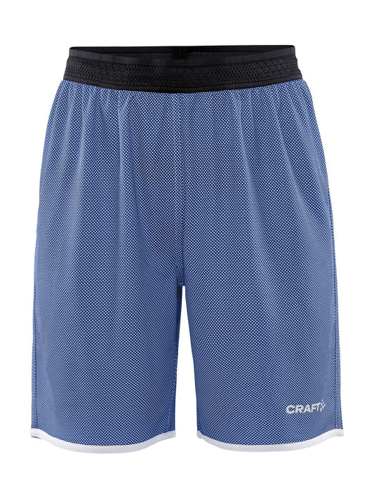 Craft Progress Reversible Basket Shorts Damen in Kobaltblau/Weiss, Vorderansicht