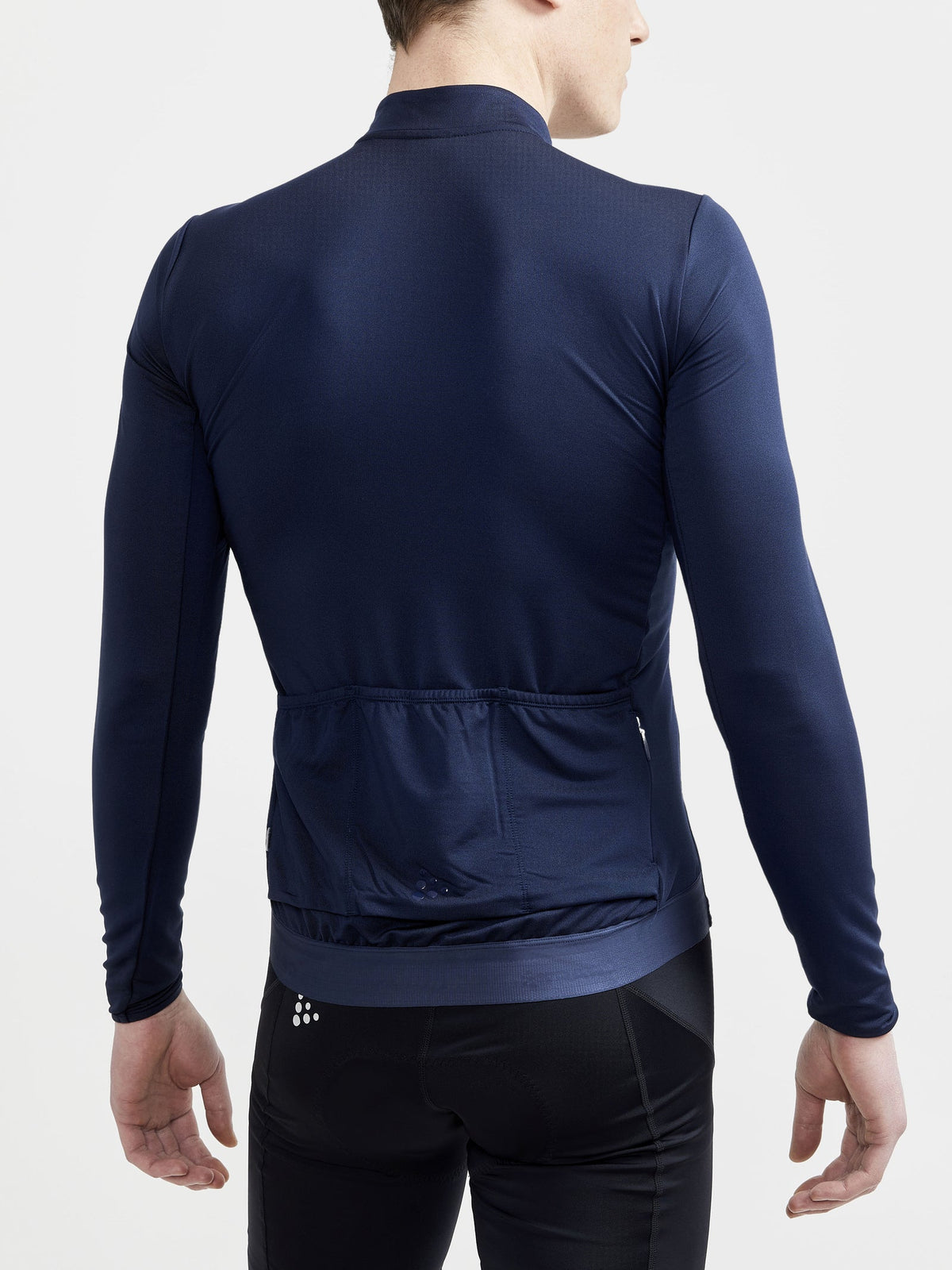 Craft CORE Bike Essence LS Jersey Herren in Dunkelblau, Detailansicht