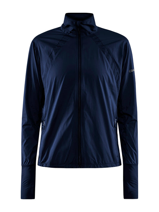 Craft ADV Essence Wind Jacket Damen in Dunkelblau, Vorderansicht
