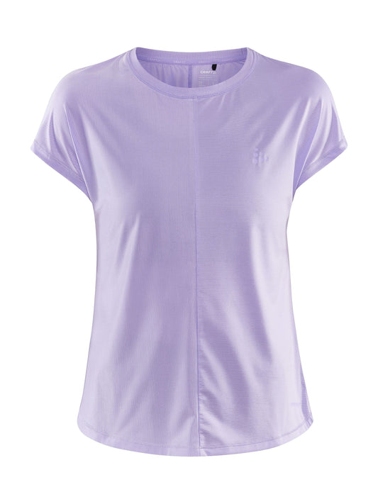 Craft CORE Charge Rib Tee Damen in Lavendel, Vorderansicht