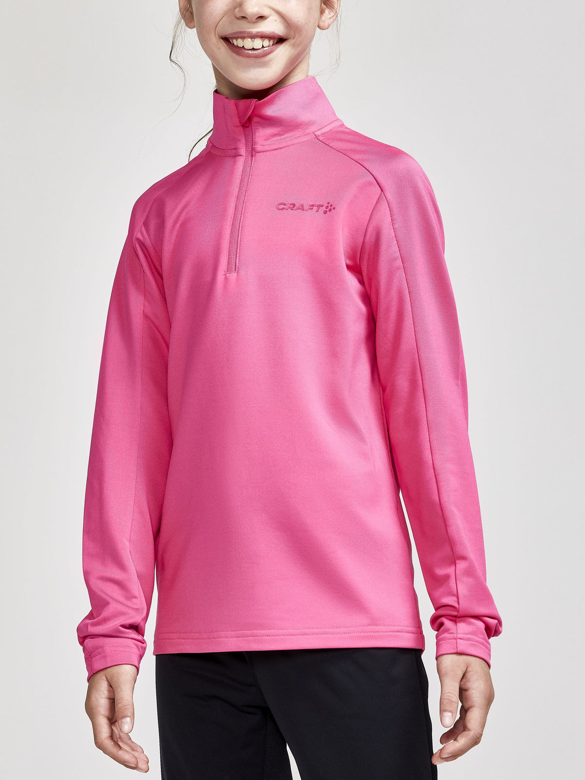 Craft CORE Gain Midlayer Junior in Pink, Detailansicht