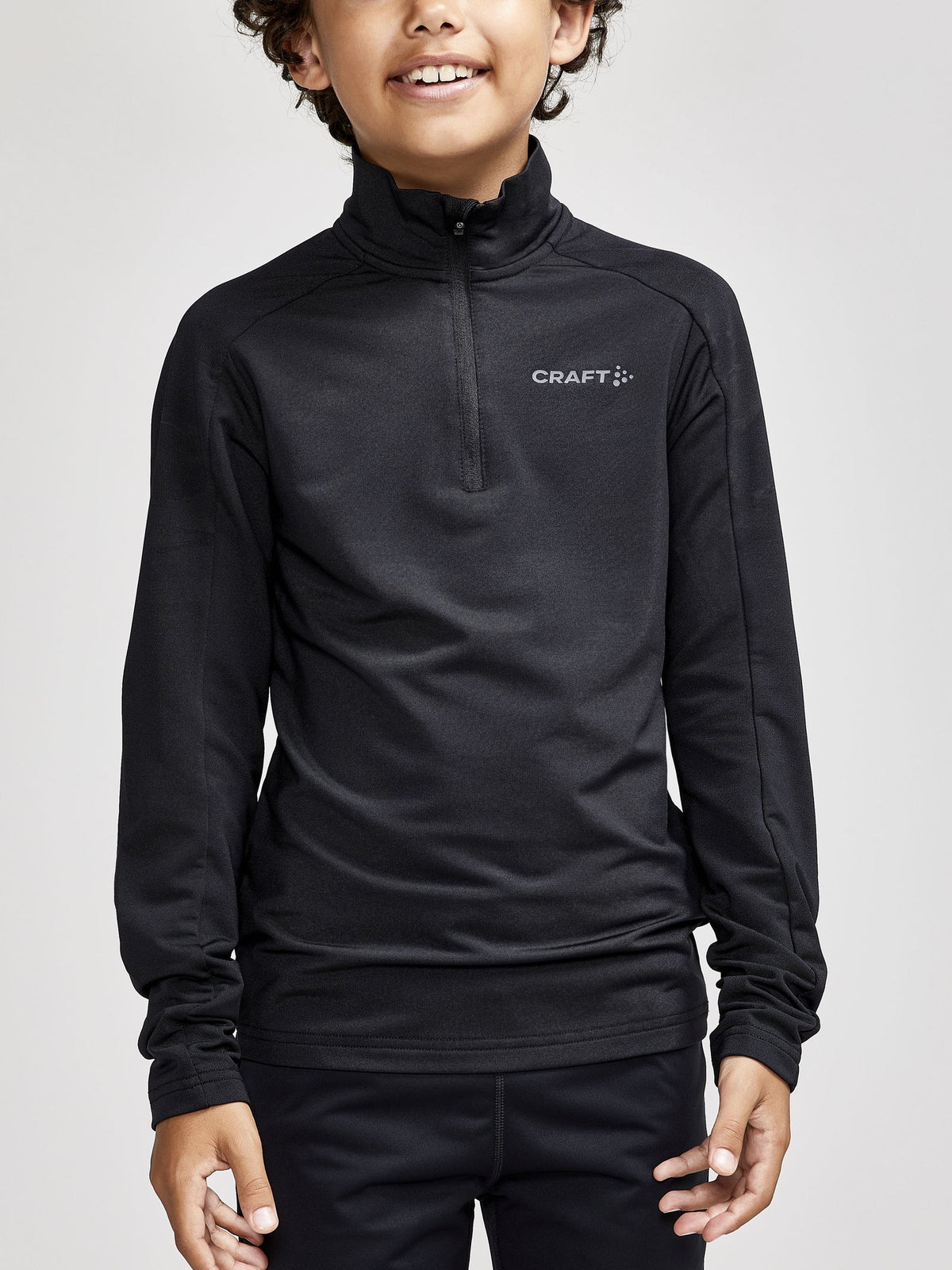 Craft CORE Gain Midlayer Junior in Schwarz, Detailansicht
