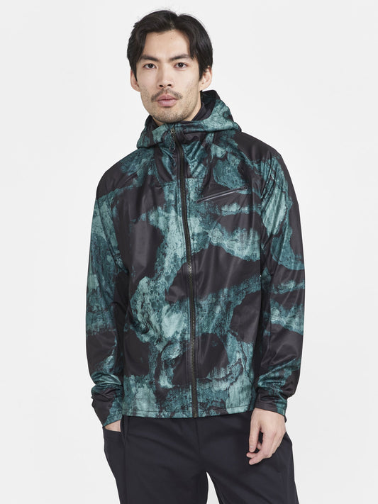 Craft PRO Hydro Jacket 2 Herren in Grün/Schwarz, Detailansicht