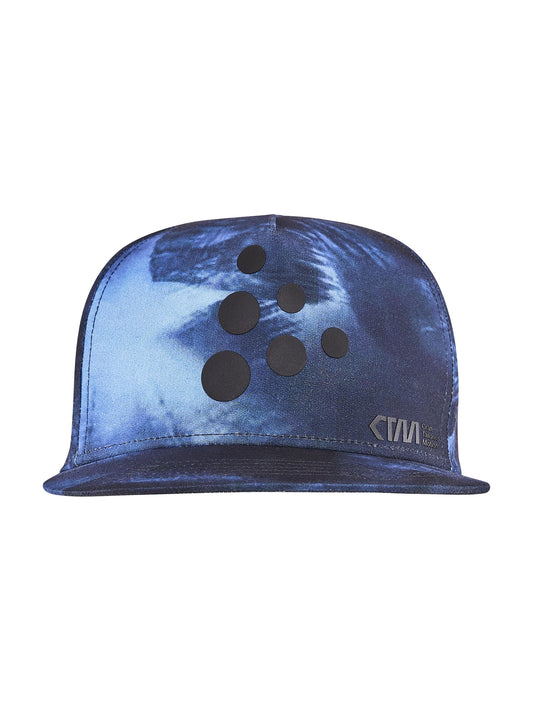 Craft CTM Distance Tech Trucker Cap in Blau, Vorderansicht