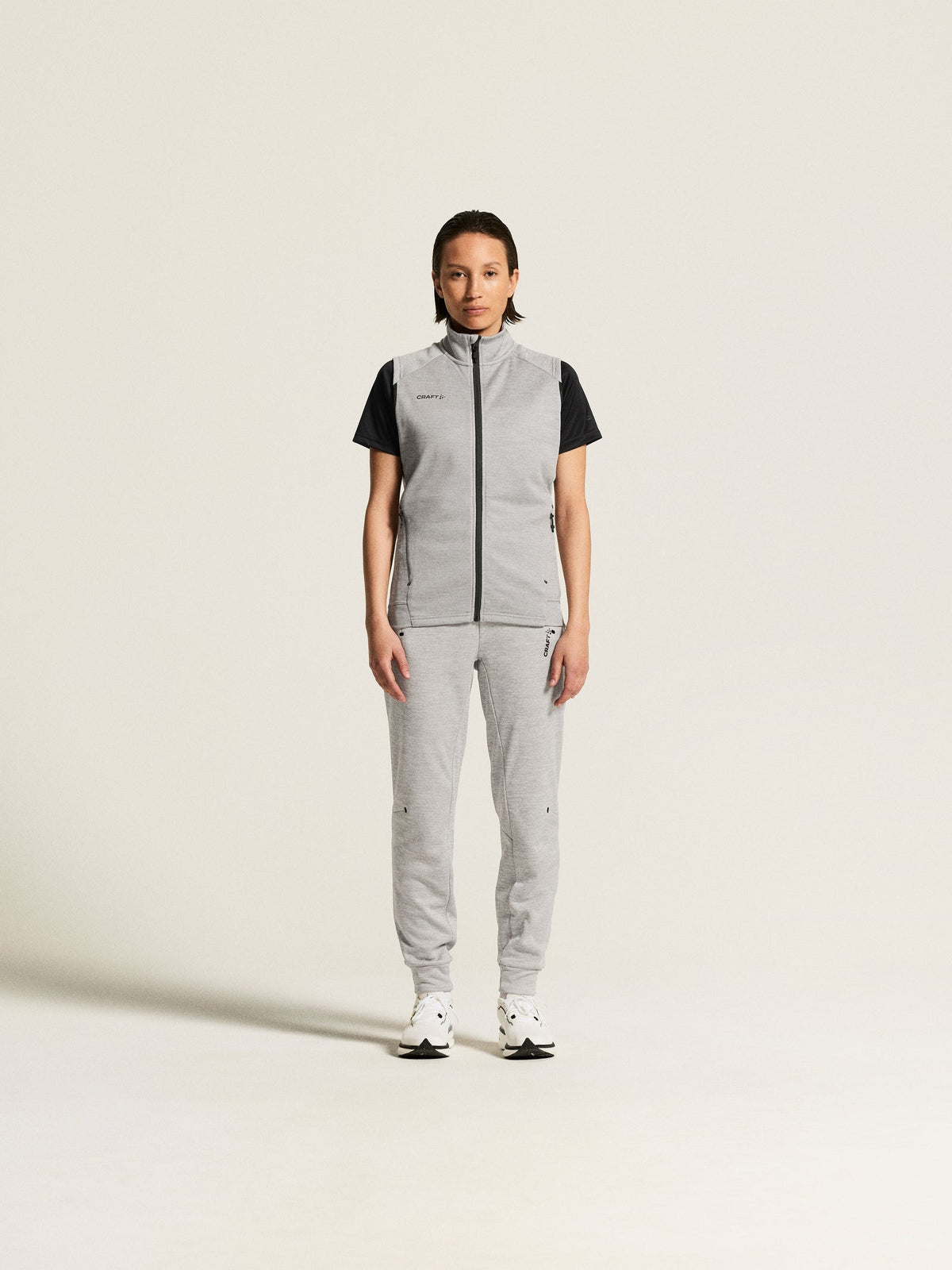 Craft ADV Unify Vest Damen in Grau meliert, Detailansicht
