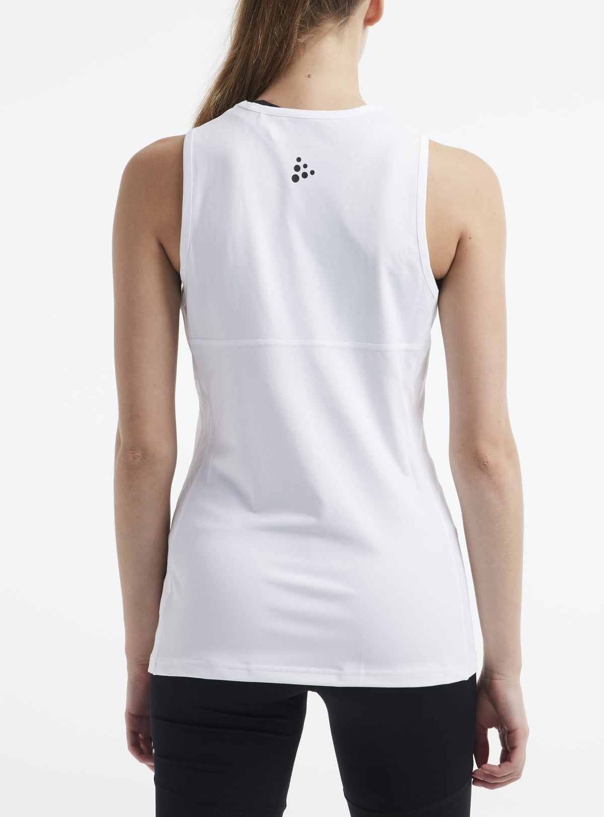 Craft Rush Slim Singlet Damen in Weiss, Detailansicht