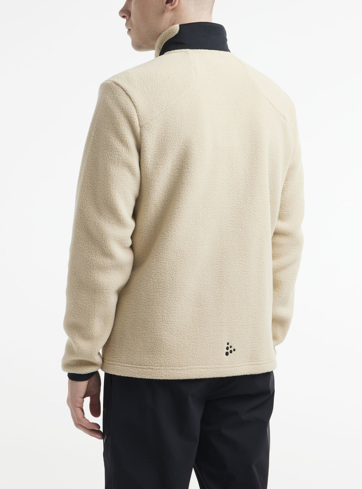 Craft ADV Explore Pile Fleece Jacket Herren in Beige, Detailansicht