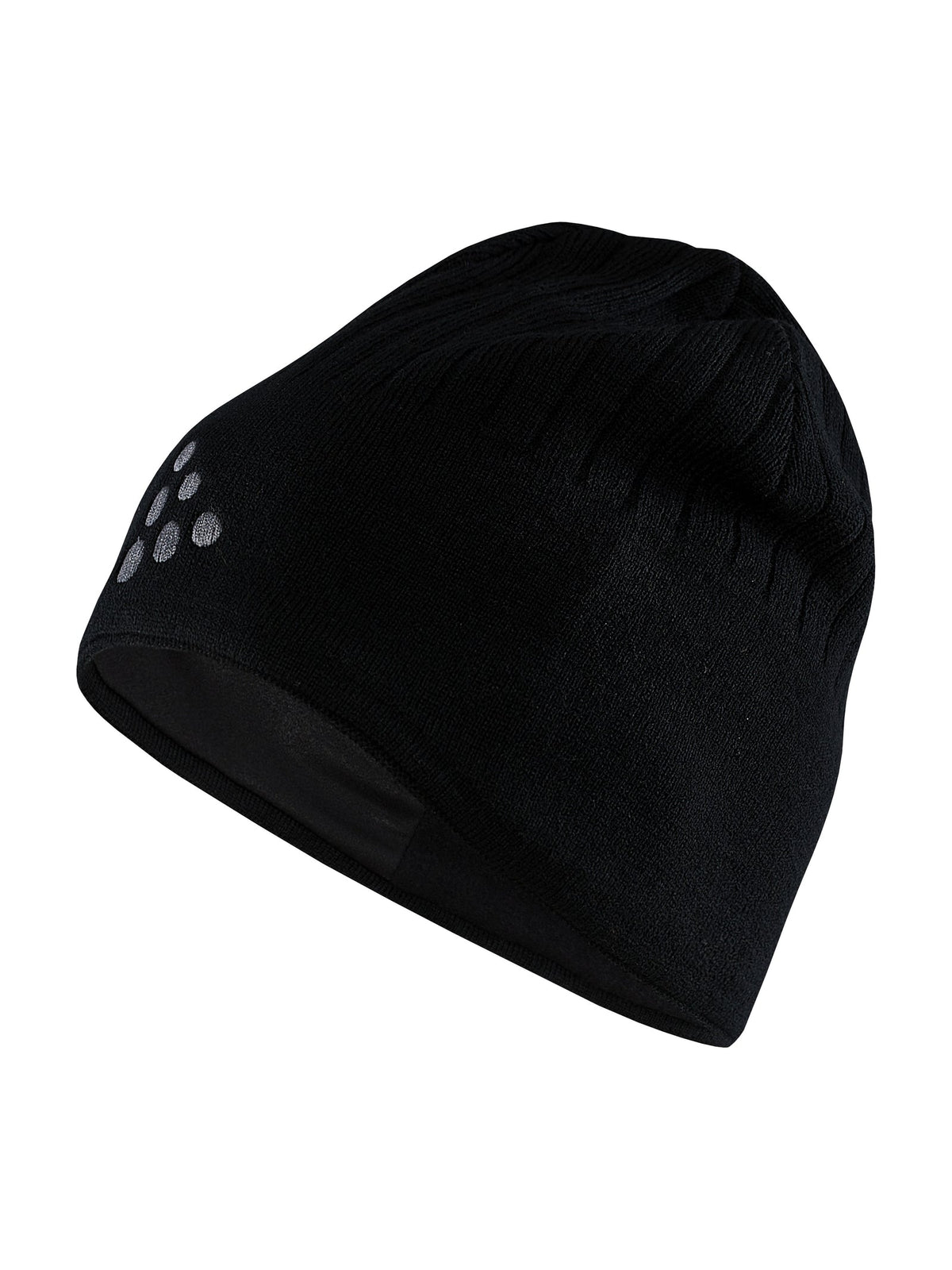Craft ADV Windblock Knit Hat in Schwarz, Vorderansicht