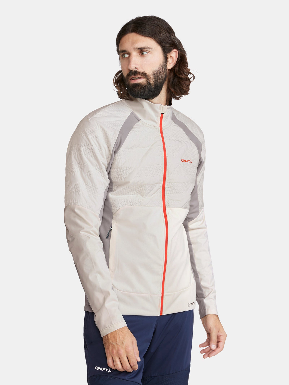 Craft ADV Nordic Training Speed Jacket Herren in Naturweiss, Detailansicht