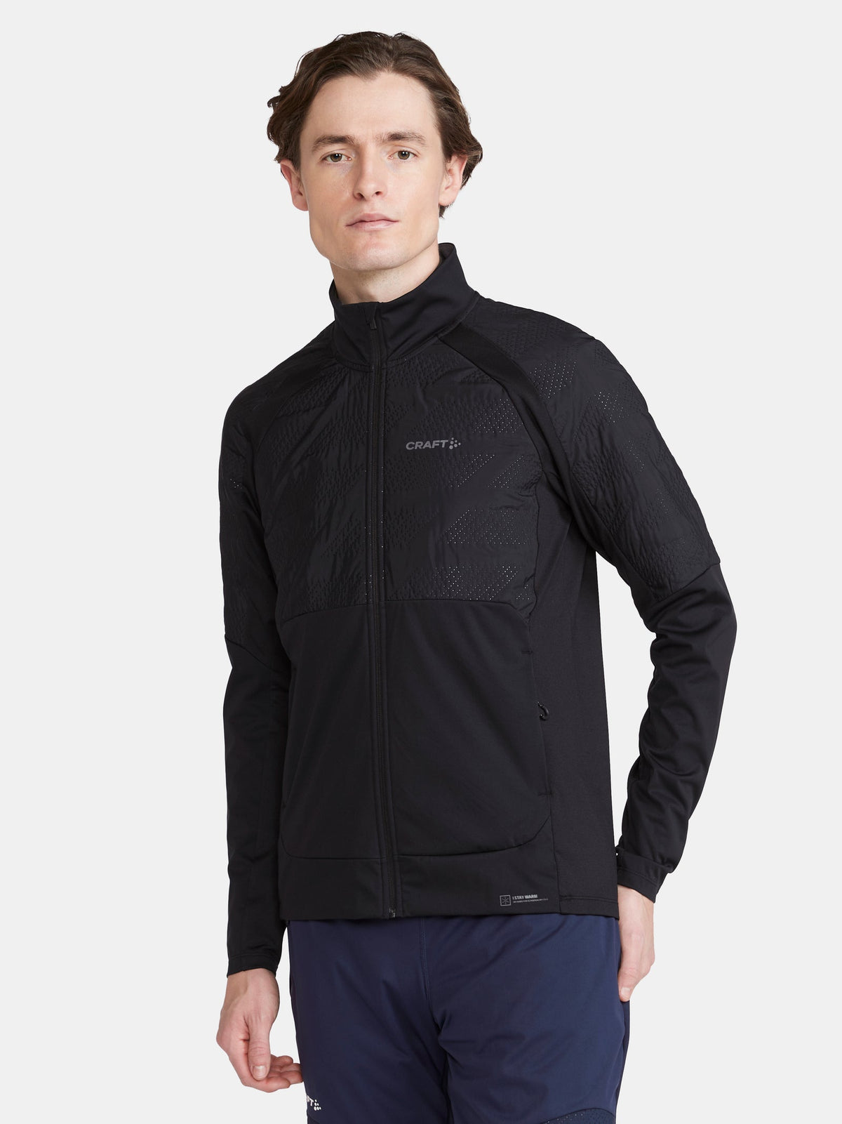 Craft ADV Nordic Training Speed Jacket Herren in Schwarz, Detailansicht