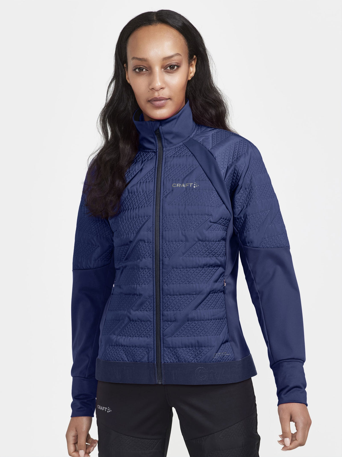 Craft ADV Nordic Training Speed Jacket Damen in Dunkelblau, Detailansicht