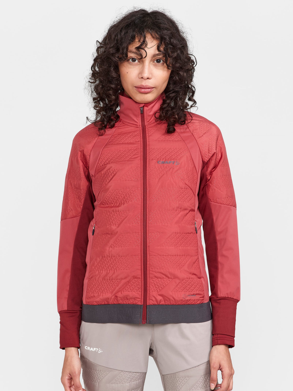 Craft ADV Nordic Training Speed Jacket Damen in Rot, Detailansicht