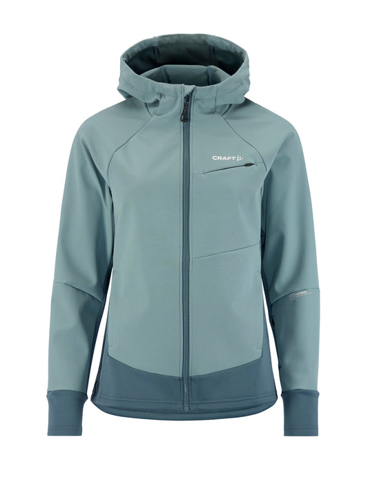 Craft ADV Backcountry Hybrid Jacket Damen in Blau, Vorderansicht