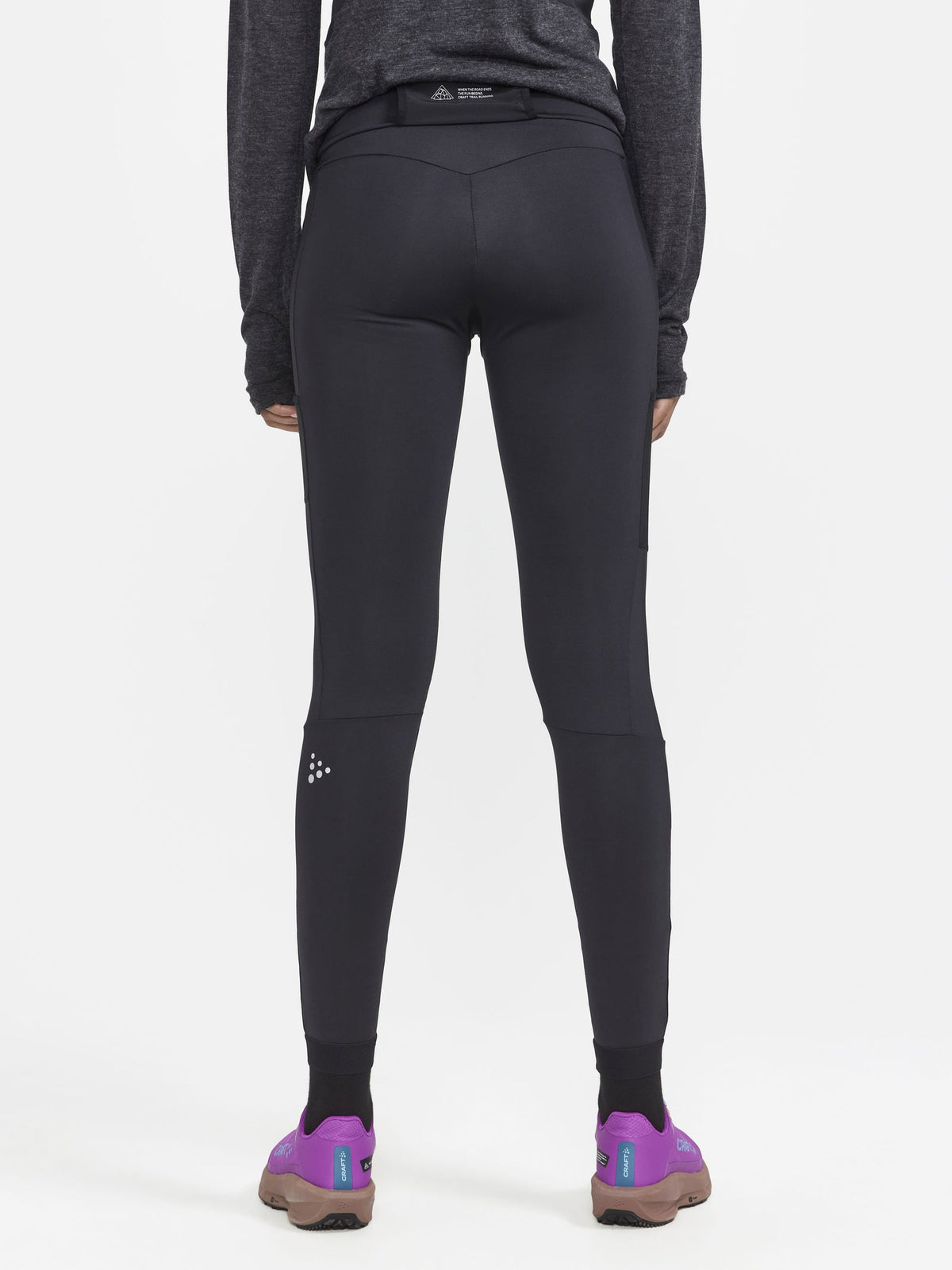 Craft PRO Trail Tights Damen in Schwarz, Detailansicht