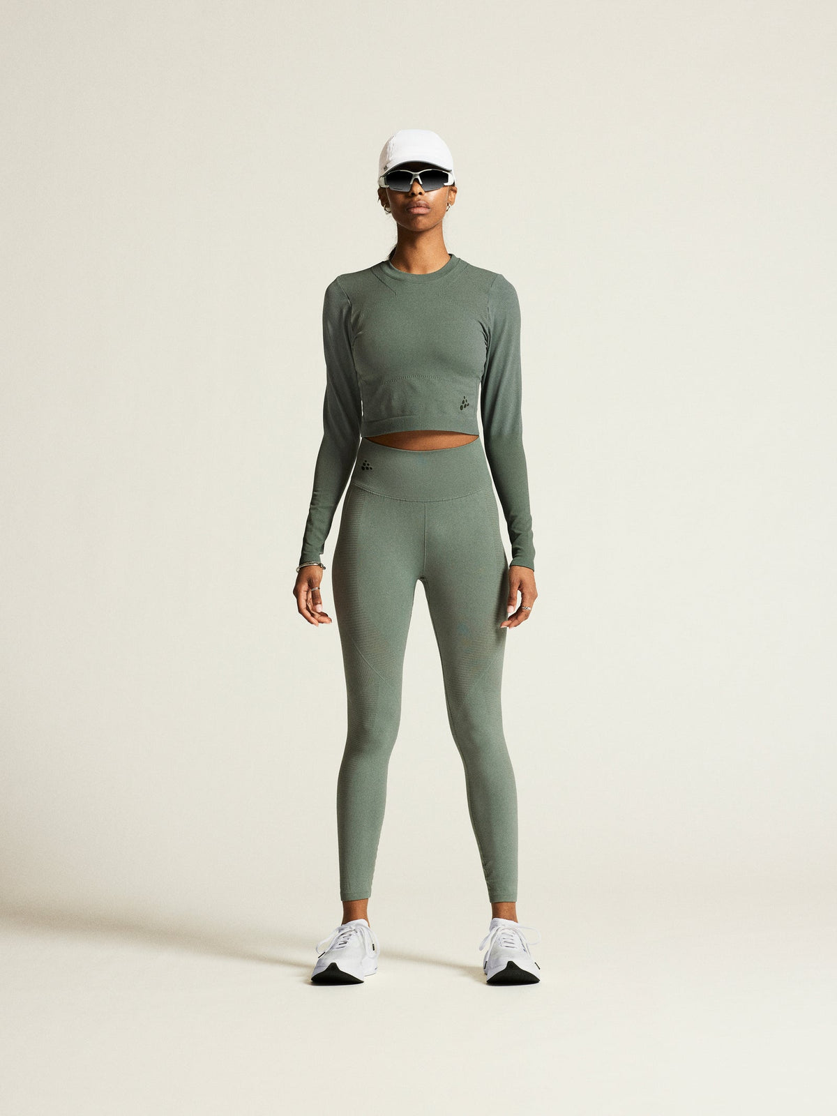 Craft ADV Tone Seamless Tights Damen in Salbeigrün, Detailansicht