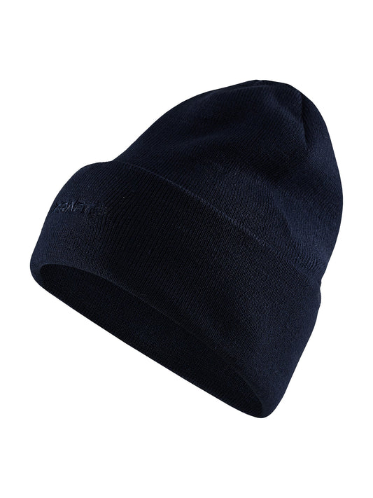 Craft CORE Essence Beanie in Dunkelblau, Vorderansicht
