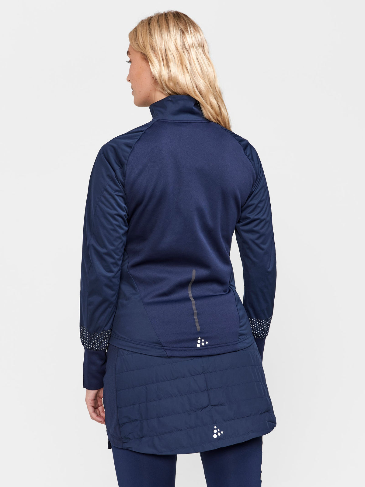 Craft ADV Nordic Ski Club Jacket Damen in Dunkelblau, Detailansicht