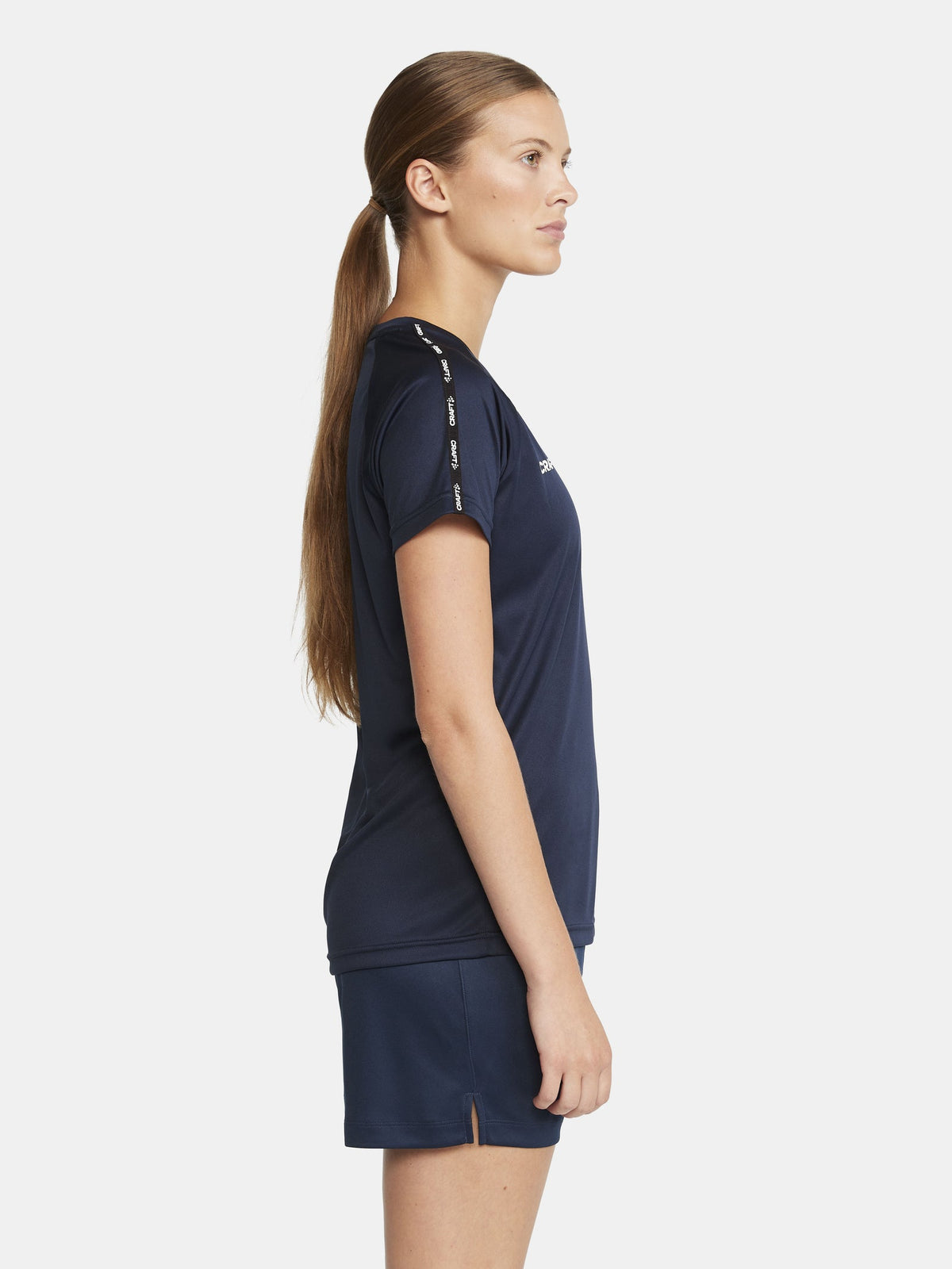 Craft Squad Go Contrast Jersey Damen in Navy, Detailansicht