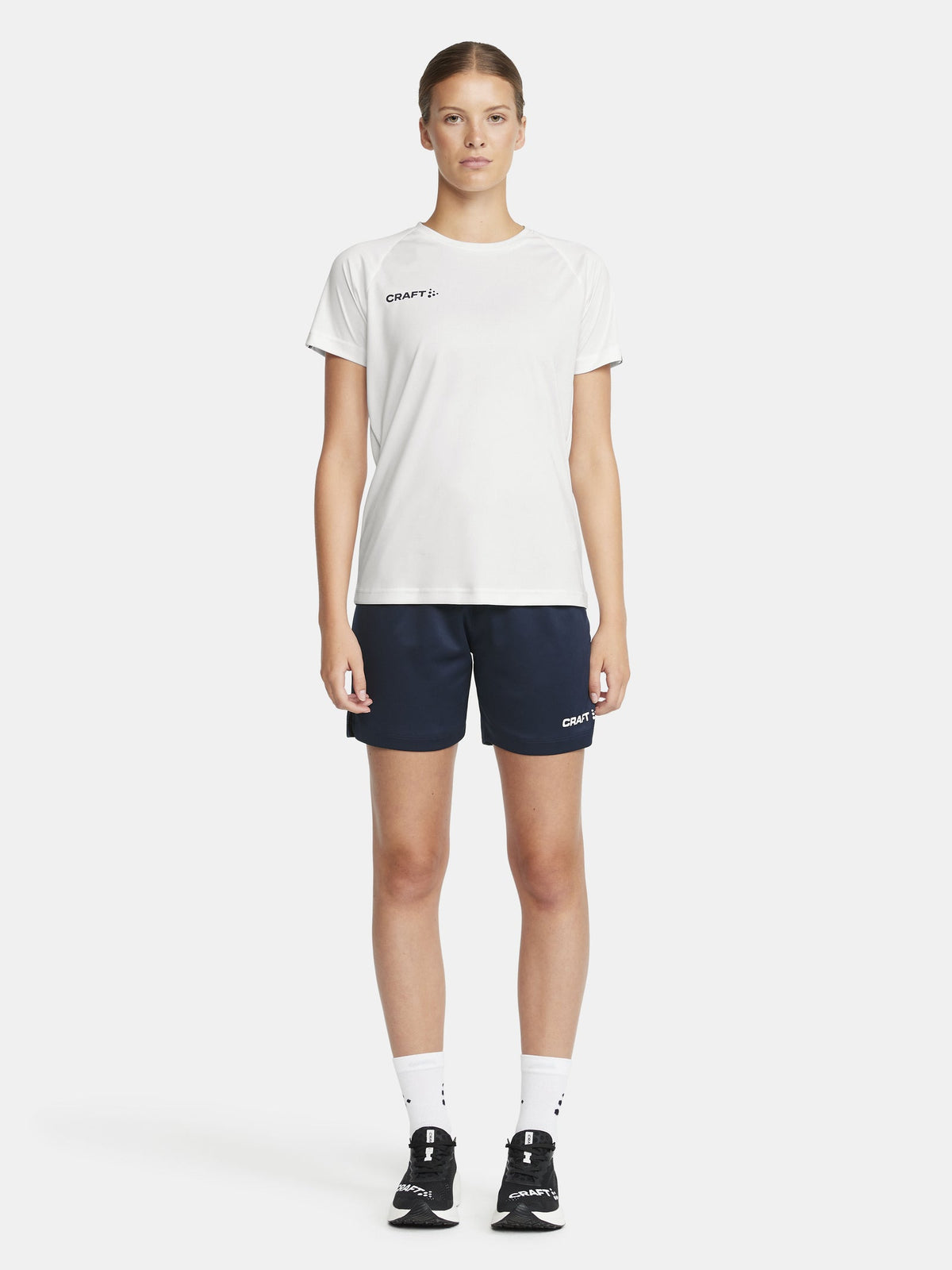 Craft Squad Go Contrast Jersey Damen in Weiss, Detailansicht
