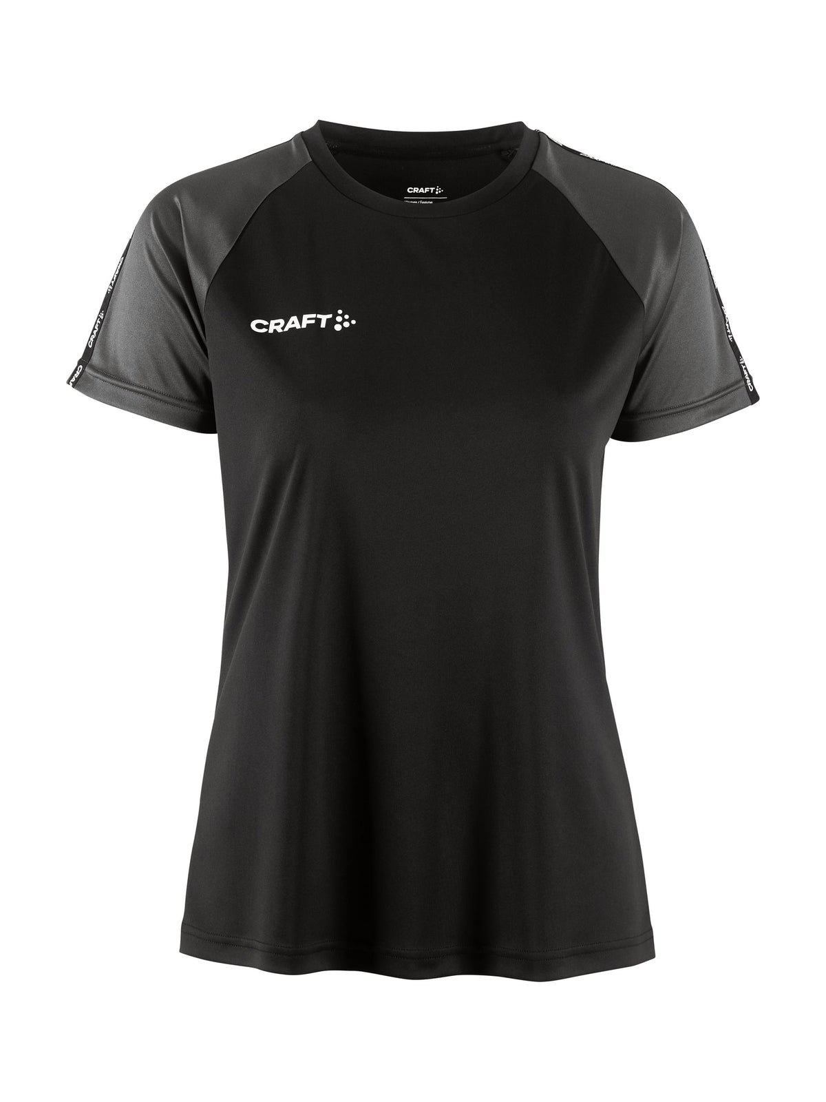 Craft Squad Go Contrast Jersey Damen in Schwarz/Anthrazit, Vorderansicht