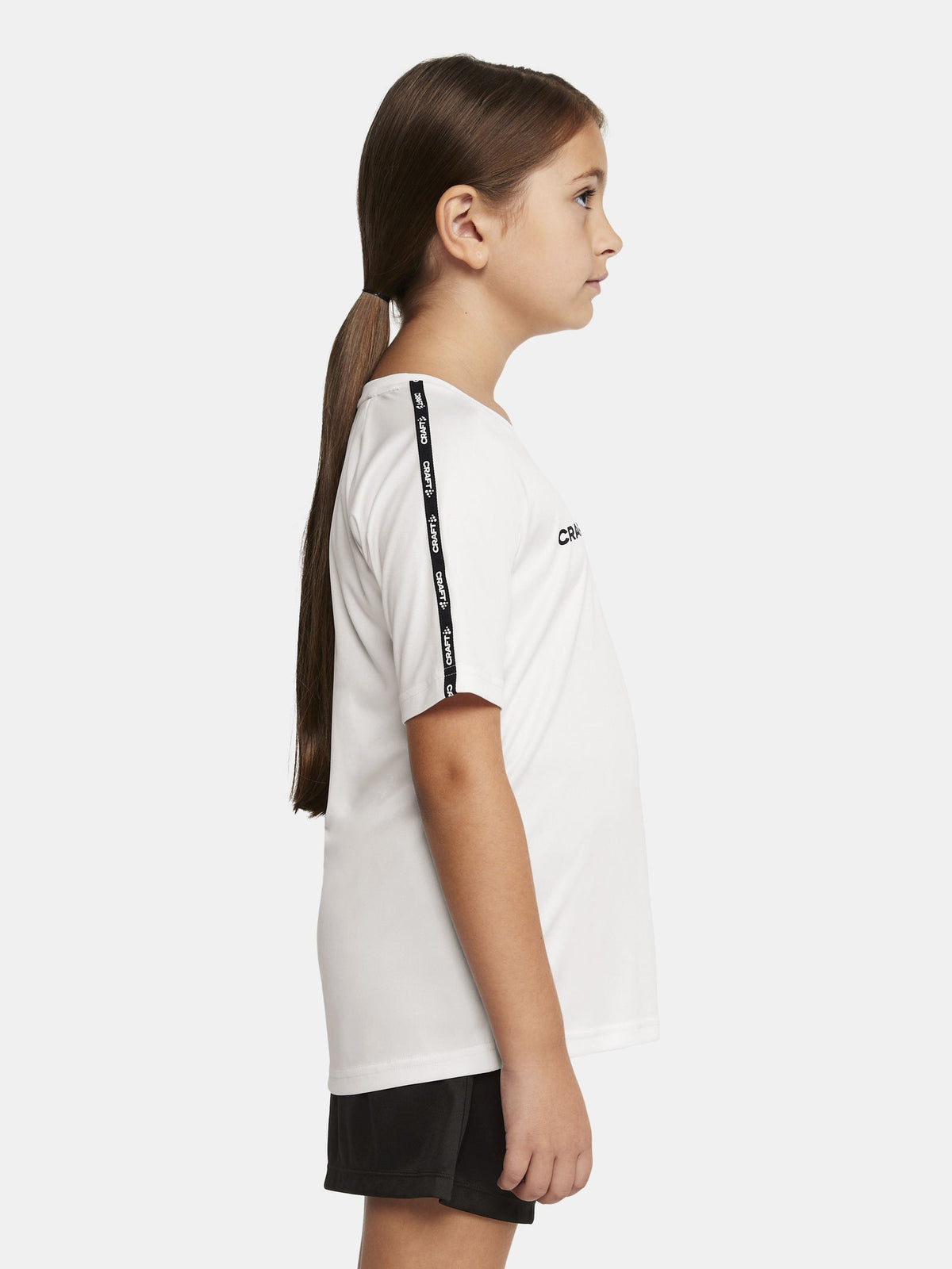 Craft Squad Go Contrast Jersey Junior in Weiss, Detailansicht