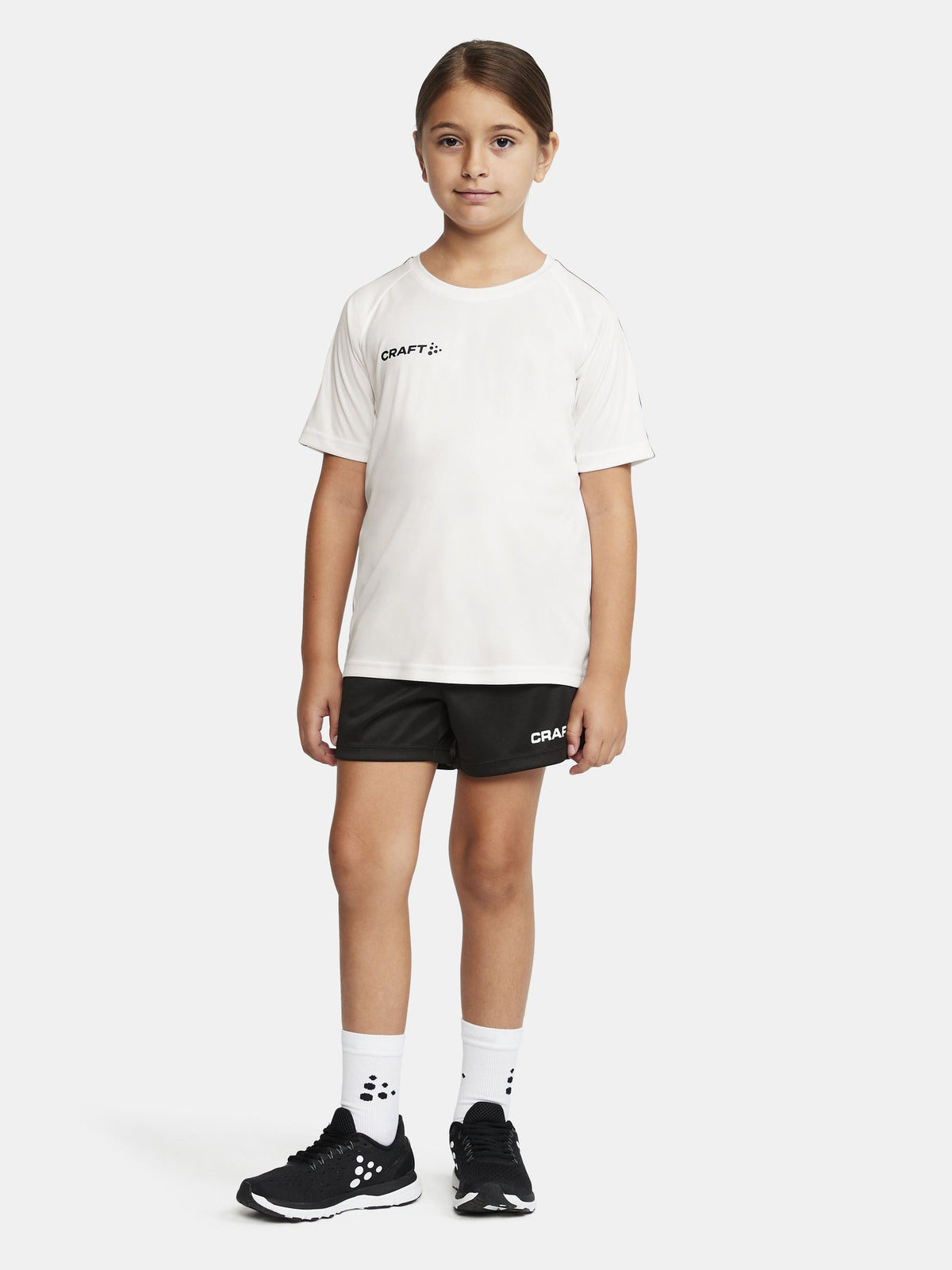 Craft Squad Go Contrast Jersey Junior in Weiss, Detailansicht