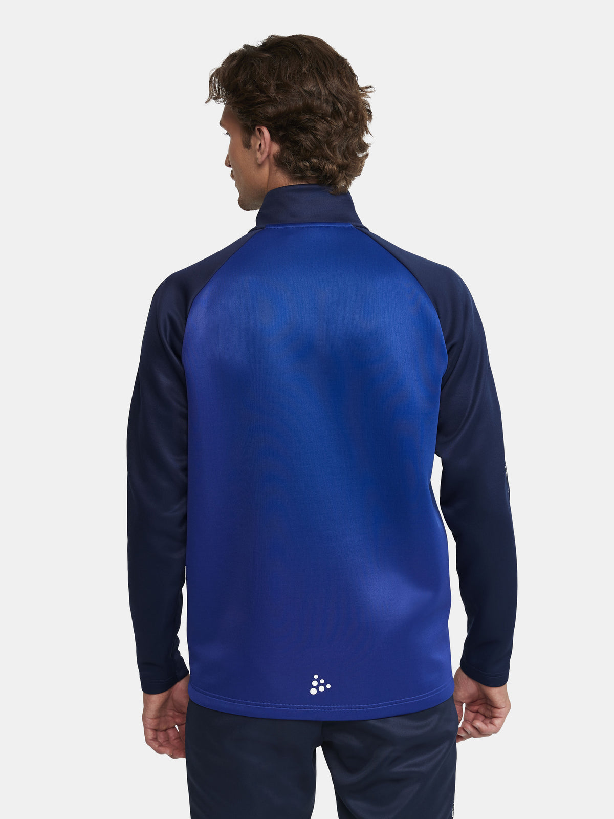 Craft Squad 2.0 Full Zip Herren in Kobaltblau/Navy, Detailansicht
