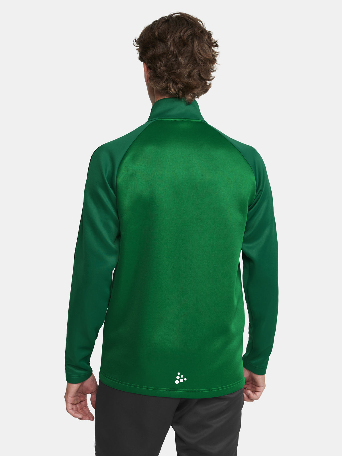 Craft Squad 2.0 Full Zip Herren in Grün/Dunkelgrün, Detailansicht