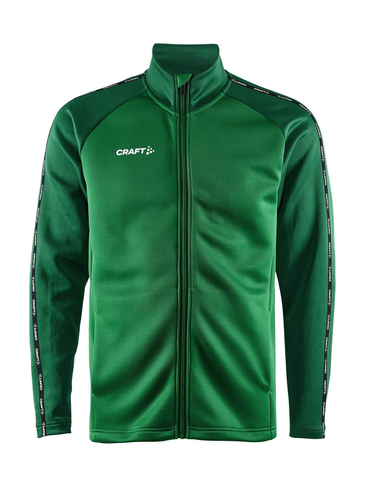 Craft Squad 2.0 Full Zip Herren in Grün/Dunkelgrün, Vorderansicht
