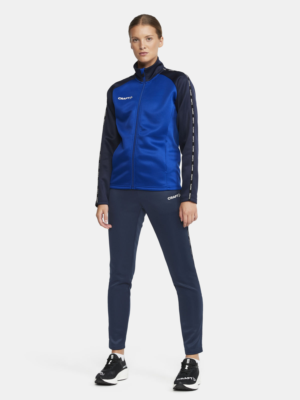 Craft Squad 2.0 Full Zip Damen in Kobaltblau/Navy, Detailansicht