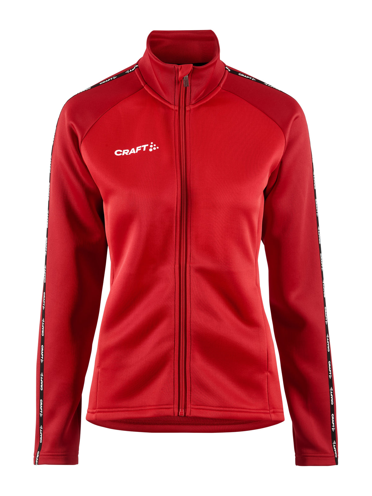 Craft Squad 2.0 Full Zip Damen in Rot/Dunkelrot, Vorderansicht