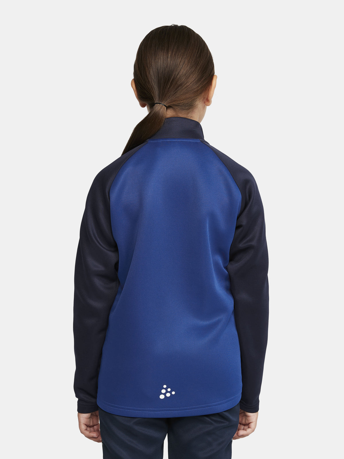 Craft Squad 2.0 Full Zip Junior in Kobaltblau/Navy, Detailansicht