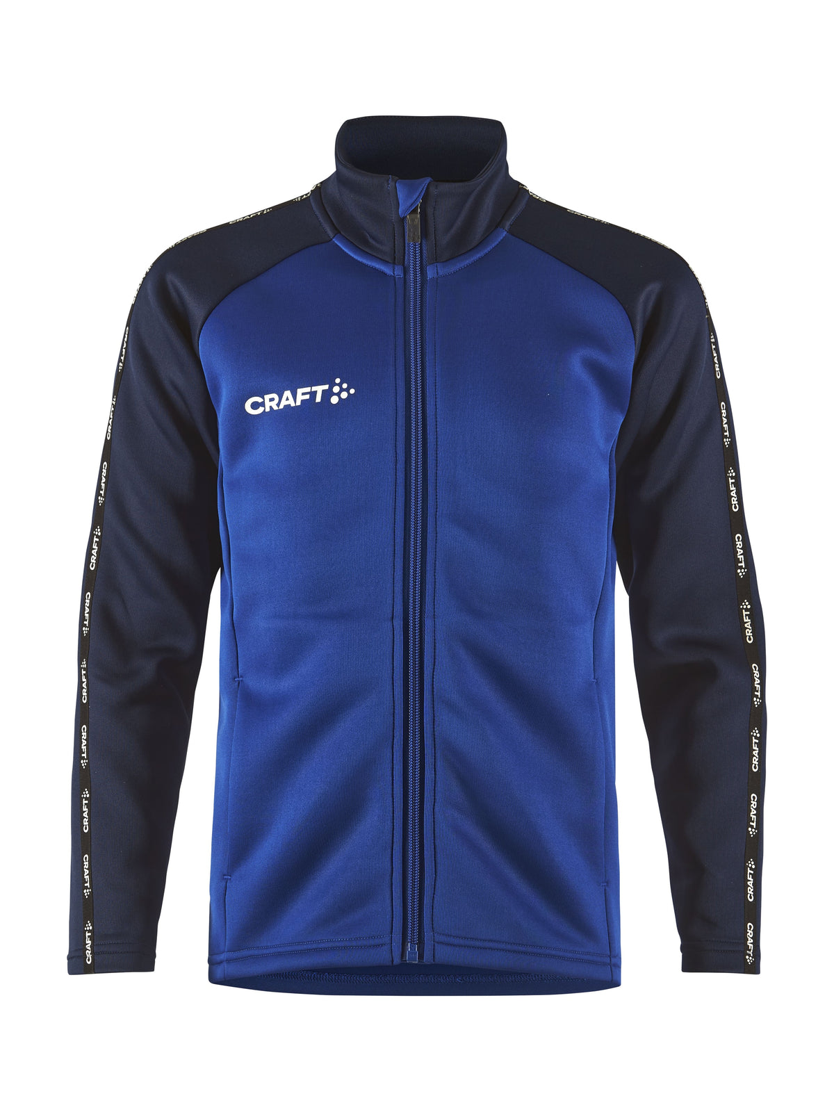 Craft Squad 2.0 Full Zip Junior in Kobaltblau/Navy, Vorderansicht