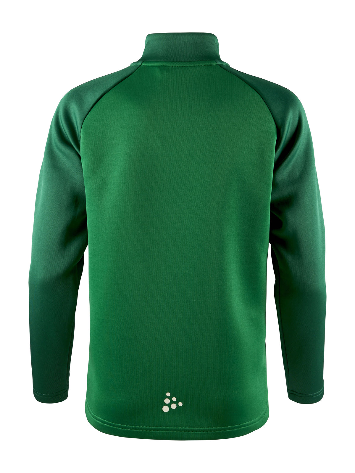 Craft Squad 2.0 Full Zip Junior in Grün/Dunkelgrün, Rückansicht
