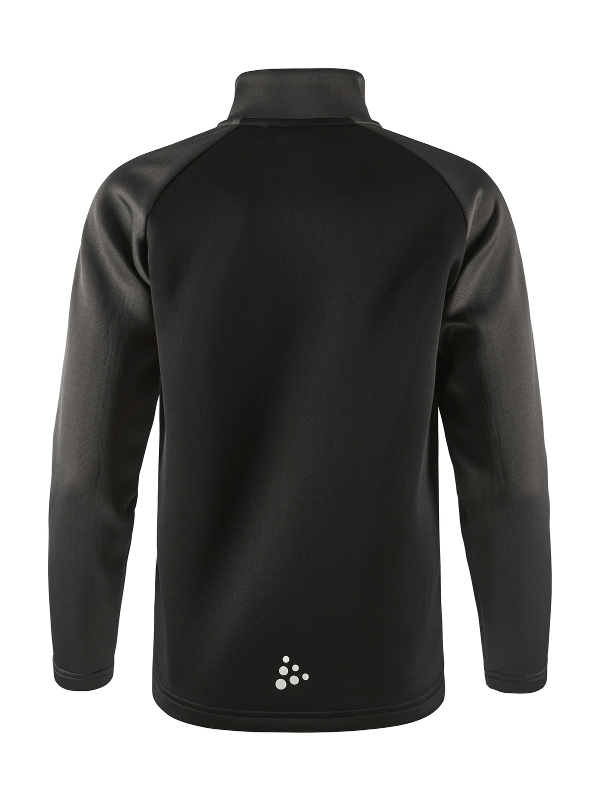 Craft Squad 2.0 Full Zip Junior in Schwarz/Anthrazit, Rückansicht