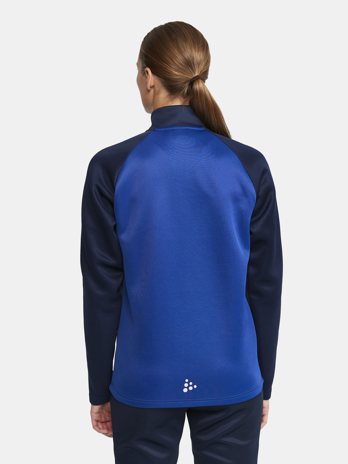 Craft Squad 2.0 Half Zip Damen in Kobaltblau/Navy, Detailansicht